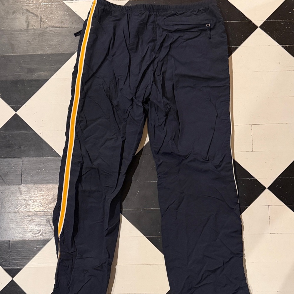 Abercrombie & Fitch Dark Blue Pants with Yellow Accents - Picture 6 of 6